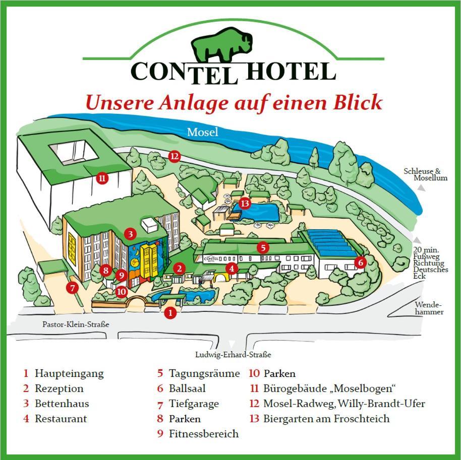 Contel Hotel Koblenz  Exterior foto
